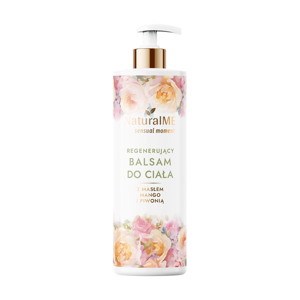 NaturalME NaturalME Sensual Moment, regenerujący balsam do ciała z masłem mango i piwonią, 500 ml