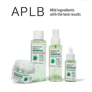 APLB AHA BHA PHA Centella Mist Essence, mgiełka-esencja do twarzy z kwasami i wąkrotą azjatycką, 105 ml