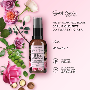 Vis Plantis, przeciwzmarszczkowe serum olejowe do twarzy i ciała, 30 ml