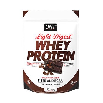 QNT Light Digest Whey Protein, proszek, smak belgijska czekolada, 500 g