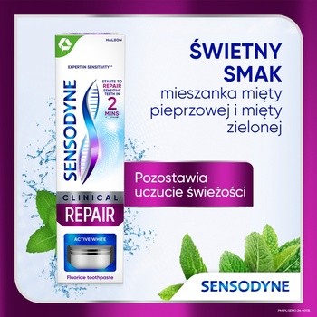 Sensodyne Clinical Repair Active White, pasta do zębów, 75ml