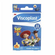Viscoplast Toy Story 5, dekorowane plastry dla dzieci, 72 mm x 25 mm, 10 szt.