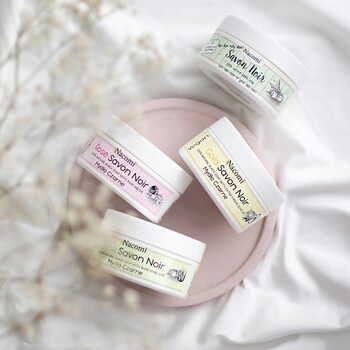 Nacomi Aloe Savon Noir, aloesowe czarne mydło z sokiem z aloesu, 125 g