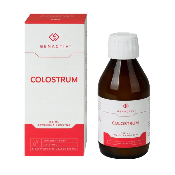 Colostrum 500 mg 150 ml [Genactiv] - Genactiv