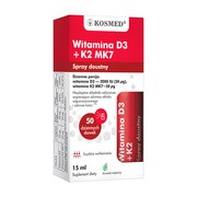 alt Kosmed Witamina D3 + K2MK7, spray doustny, 15 ml