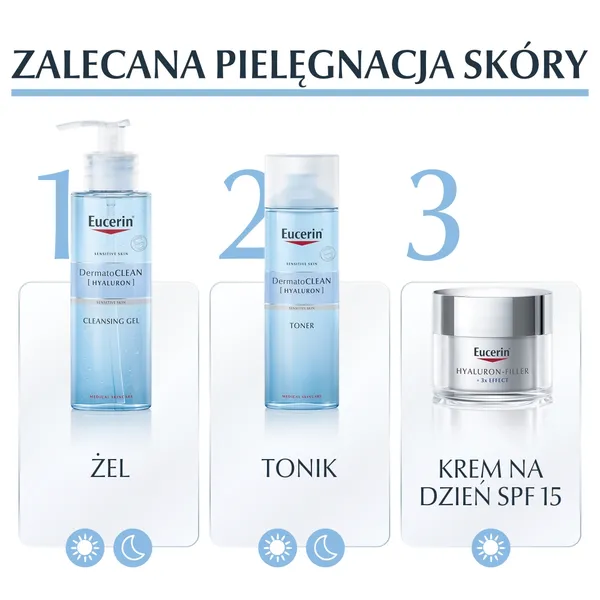 Гель для умывания Eucerin DermatoClean Hyaluron, для нормальной, комбинированной и чувствительной кожи, 200 мл — фото 3