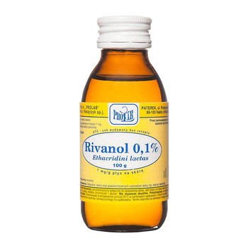 Rivanol (Rivanolum), roztwór 0.1%, 100 g