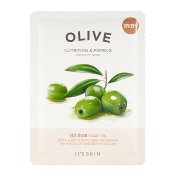 It's Skin The Fresh Mask Sheet Olive, intensywnie nawilżająco-odżywcza maseczka do twarzy w płacie, 20 g