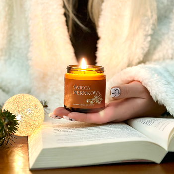 Mglife Natural Cosmetics, Świeca piernikowa, 120 ml