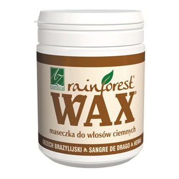 Rainforest Wax, maseczka do włosów ciemnych, 250 ml