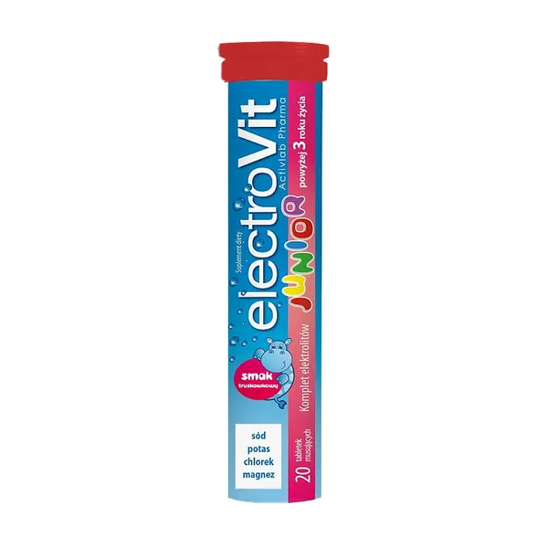 ElectroVit Junior elektrolity tabletki musujące 20 szt. [Activlab] - Activlab