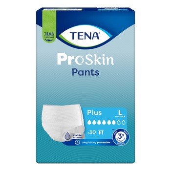Tena Pants ProSkin Plus, majtki chłonne, rozmiar L, 30 szt.