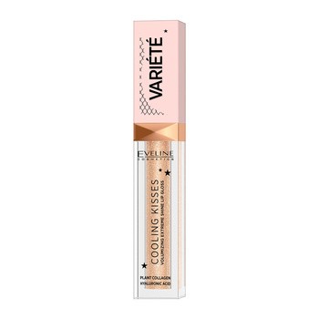Eveline Cosmetics Variété, błyszczyk zwiększający objętość ust z efektem chłodzącym, nr 01, 6,8 ml