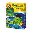 Mollers Omega-3 Rybki, żelki, smak owocowy, 36 szt.