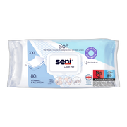 Seni Care, chusteczki pielęgnacyjne, opakowanie z klipsem, 80 szt.