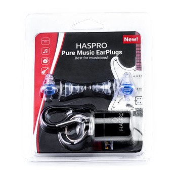 Haspro Pure Music Universal, zatyczki do uszu, niebieskie, 1 para