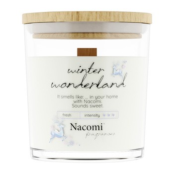 Nacomi Fragrances, winter wonderland, świeca sojowa, 140 g
