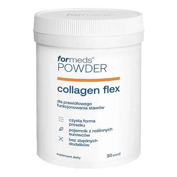 Коллаген в порошке ForMeds Powder Collagen Flex, с витамином C, 30 порций