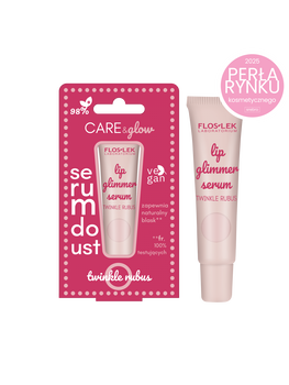 Flos-Lek Lip Care Glimmer, serum do ust, twinkle rubus, 14 g