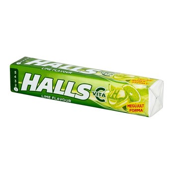 Halls Vita C, cukierki o smaku limonki, 33,5 g
