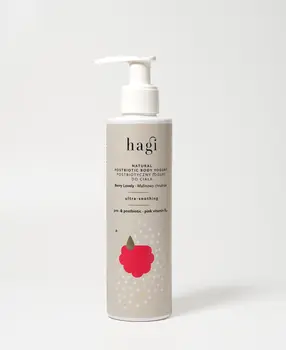 Hagi Natural, Malinowy Chruśniak, Postbiotyczny jogurt do ciała, 200 ml