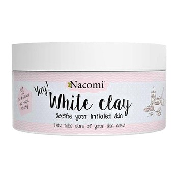 Nacomi, biała glinka, maska łagodząca, 50 g