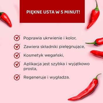 Eveline Cosmetics Oh! My Lips, błyszczyk powiększający usta, chili, 4,5 ml