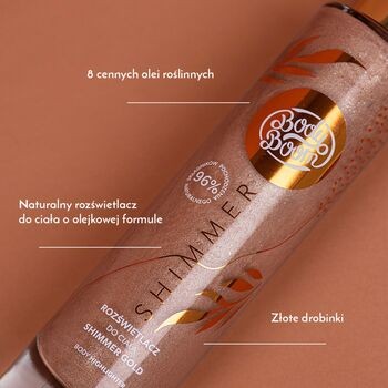 Bielenda Body Boom Shimmer, rozświetlacz do ciała, 100 ml