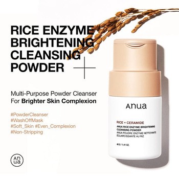 Anua Rice Enzyme Brightening Cleansing Powder, puder do mycia twarzy, 40 g
