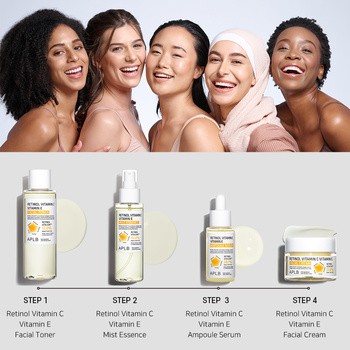 APLB Retinol Vitamin C Vitamin E Facial Cream, krem przeciwzmarszczkowy do twarzy z retinolem oraz witaminami C i E, 55 ml