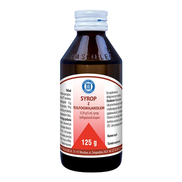 Syrop z sulfogwajakolem 6g/100g 125g [HASCO]