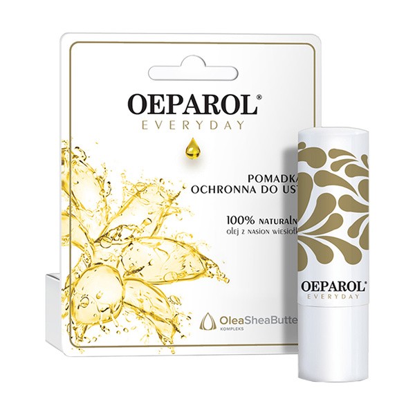 Oeparol Oeparol Everyday, pomadka ochronna do ust, 4,8 g — Składniki i ocena