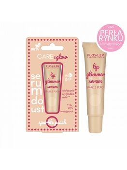 Flos-Lek Lip Care Glimmer, serum do ust, sparkle peach, 14 g