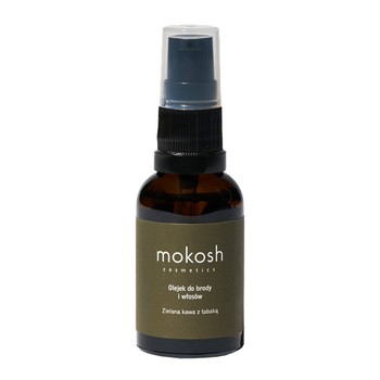 Mokosh, olejek do brody i włosów zielona kawa z tabaką, 30 ml