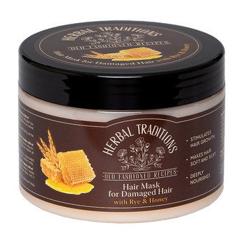 Herbal Traditions, Zboże i Miód, maska do włosów, 300 ml