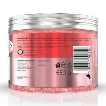 Apis, Arbuzowe Orzeźwienie, Arbuzowa sól do kąpieli, 650 g