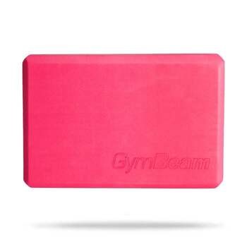 GymBeam, kostka do jogi, różowa, 1 szt.