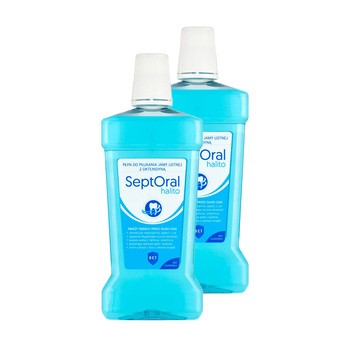 Zestaw 2 x SeptOral Halito, płyn do płukania jamy ustnej z oktenidyną, 500 ml