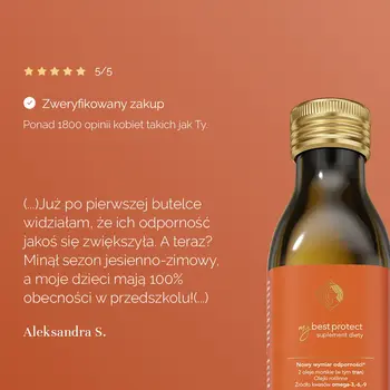MyBestProtect, płyn, smak ziołowo-malinowy, 250 ml
