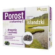 Prima Pharma Porost z witaminą C, pastylki do ssania, 24 szt.