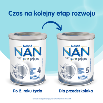 Nestle Nan Optipro Plus 4, produkt na bazie mleka dla małych dzieci, 800 g