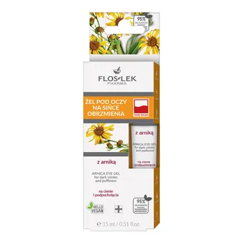 Żel pod oczy na sińce, obrzmienia, z arniką 15 ml [Flos-Lek Pharma]