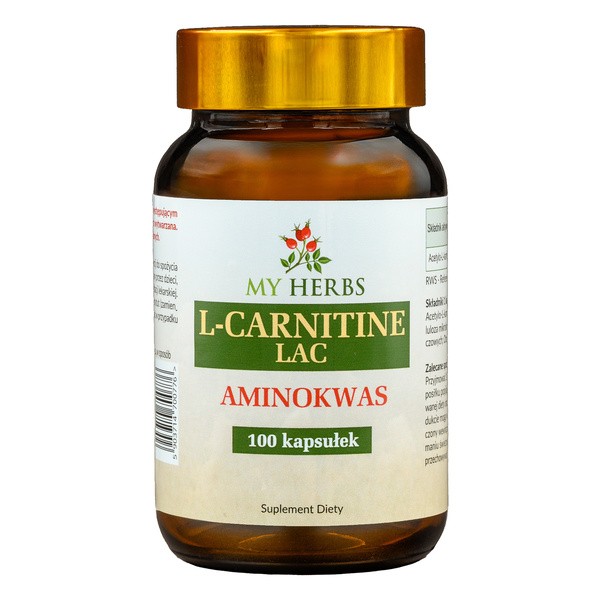My Herbs L-Carnitine LAC, kapsułki, 100 szt