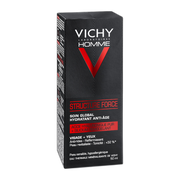 Vichy Homme Structure Force, przeciwzmarszczkowy krem wzmacniający z kwasem hialuronowym, 50 ml