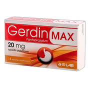 Gerdin Max, 20 mg, tabletki dojelitowe, 14 szt.