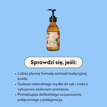 Mydlarnia 4Szpaki, Rozmaryn i Mandarynka - naturalne mydło w płynie, 500 ml