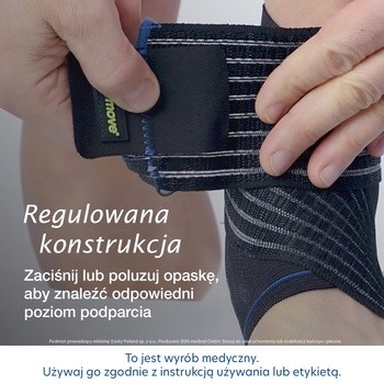 Actimove SE Ankle Support, stabilizator stawu skokowego do owijania, rozmiar M, 1 szt.