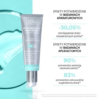 L`Biotica Estetic Clinic Acid, rozświetlająco-nawilżający dermo zabieg na dzień SPF30, krem, 35 ml