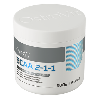 OstroVit BCAA 2-1-1, smak pomarańczowy, proszek, 200 g