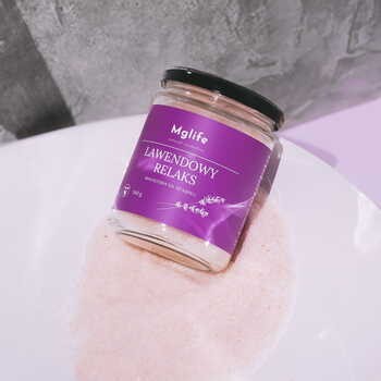 Mglife Natural Cosmetics Lawendowy relaks, magnezowa sól do kąpieli, 540 g